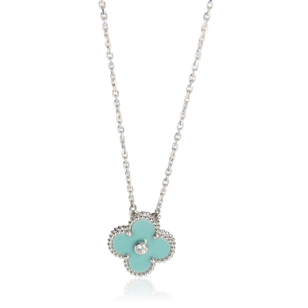 Van Cleef & Arpels White Gold Diamond 2022 Limited Edition Pendant